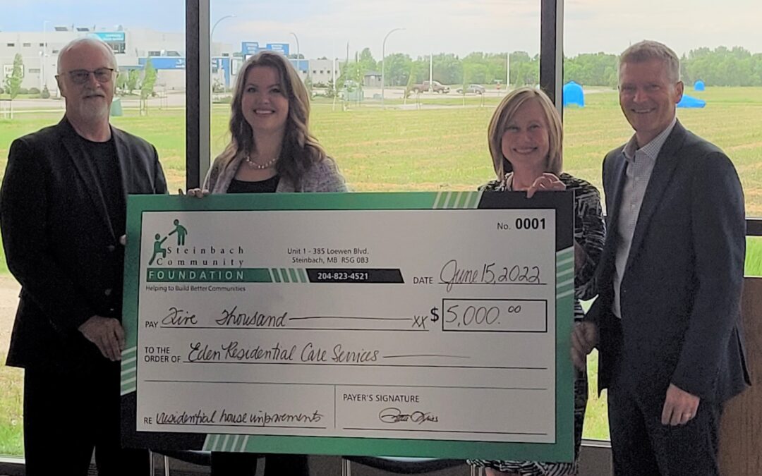 Thank you Steinbach Community Foundation!